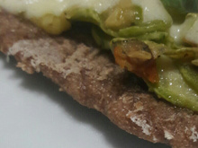 Pizza de frigideira integral