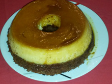 Bolo pudim de laranja