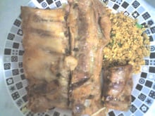 Costelinha de porco assada simplificada