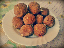 Bolinhas de carne recheadas