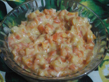 Cenoura ao molho branco