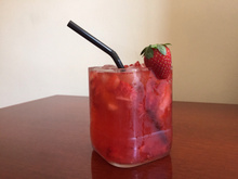 Caipiroska de morango