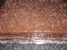 Calda de chocolate para bolos