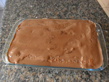 Pavê de bolo pronto de laranja