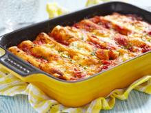 Canelone recheado com presunto, queijo e requeijão: confira a receita