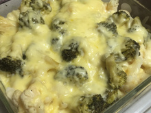 Gratinado de brócolis com couve-flor