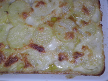 Batata gratinada com atum