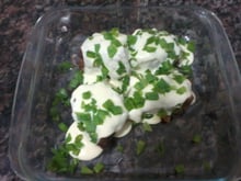 Filé mignon à milanesa com requeijão