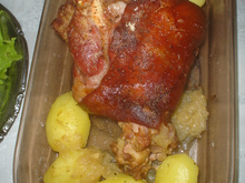 Eisbein - Joelho de porco com chucrute (Sauerkraut) - receita típica alemã