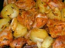 Frango ao molho de laranjas