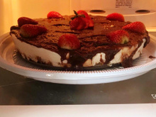 Cheesecake gelado simples