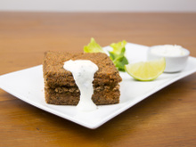 Bolo de carne com cream cheese