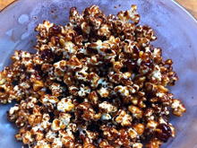 Pipoca doce caramelada