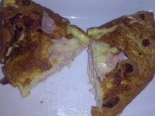 Omelete recheado delicioso