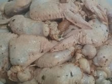 Asa de frango recheada