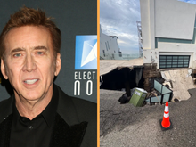Prejuízo milionário! Nicolas Cage vive drama após cratera engolir parte de sua mansão recém-comprada em Malibu; confira o vídeo