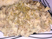 Purê de batata com sardinha muito facil