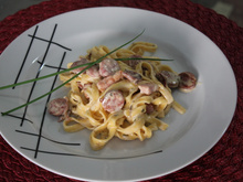 Talharim ao molho de nata