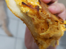 Torta de frango macia de batedeira