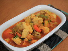 Frango com legumes da Megg