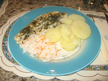 Linguado ao forno com ervas finas