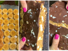 Páscoa fit: bloco de banana é a receita com chocolate fácil de fazer e pra comer sem culpa