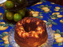 Bolo de fubá com marmelada