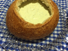 Pão italiano de queijo gorgonzola da Mari