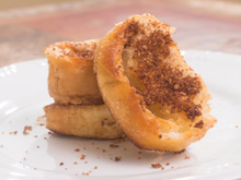 Rabanada Natalina de Pão Francês