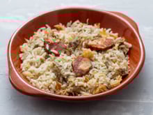 Arroz com linguiça