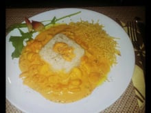 Estrogonofe de camarão