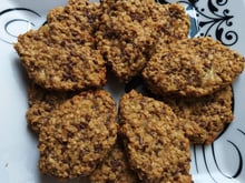Cookie de aveia com banana da Ane