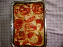 Bolo salgado de tomate