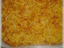 Lasanha de macarrão espaguete