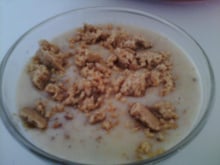 Canjica com amendoim