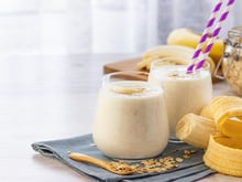 Batida de banana fácil e rápida