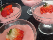 Mousse de morango