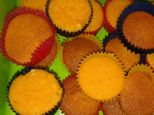 Mini bolinhos de cenoura