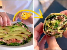 Receita simples para almoço ou jantar rápido: esse wrap proteico de atum e espinafre sempre cai bem
