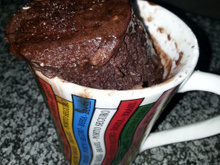 Bolo de caneca diet (sucralose) integral