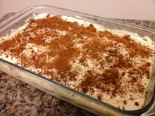 Pavê de creme e café