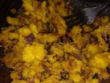 Banana queimada