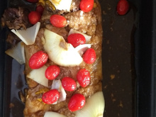 Fraldinha assada com mostarda e mel