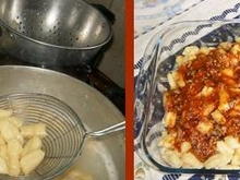 Nhoque suave com maionese