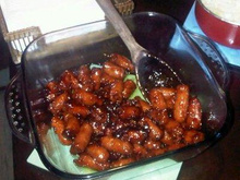 Linguicinha caramelada