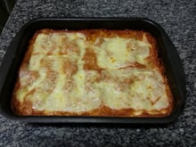 Lasanha de linguiça de frango fácil