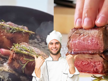 Filé nível de restaurante usando sua frigideira de casa: atenção aos detalhes no modo de preparo