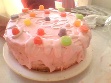 Bolo de doce de leile com marshmallow