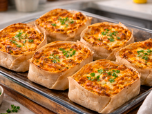 Cestinha de frango feita com pão folha: receita simples é a entradinha perfeita para qualquer ocasião