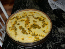 Torta mousse de maracujá